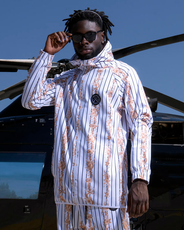 Vinyl ζακετα εμπριμε polyester regular fit ανδρικη