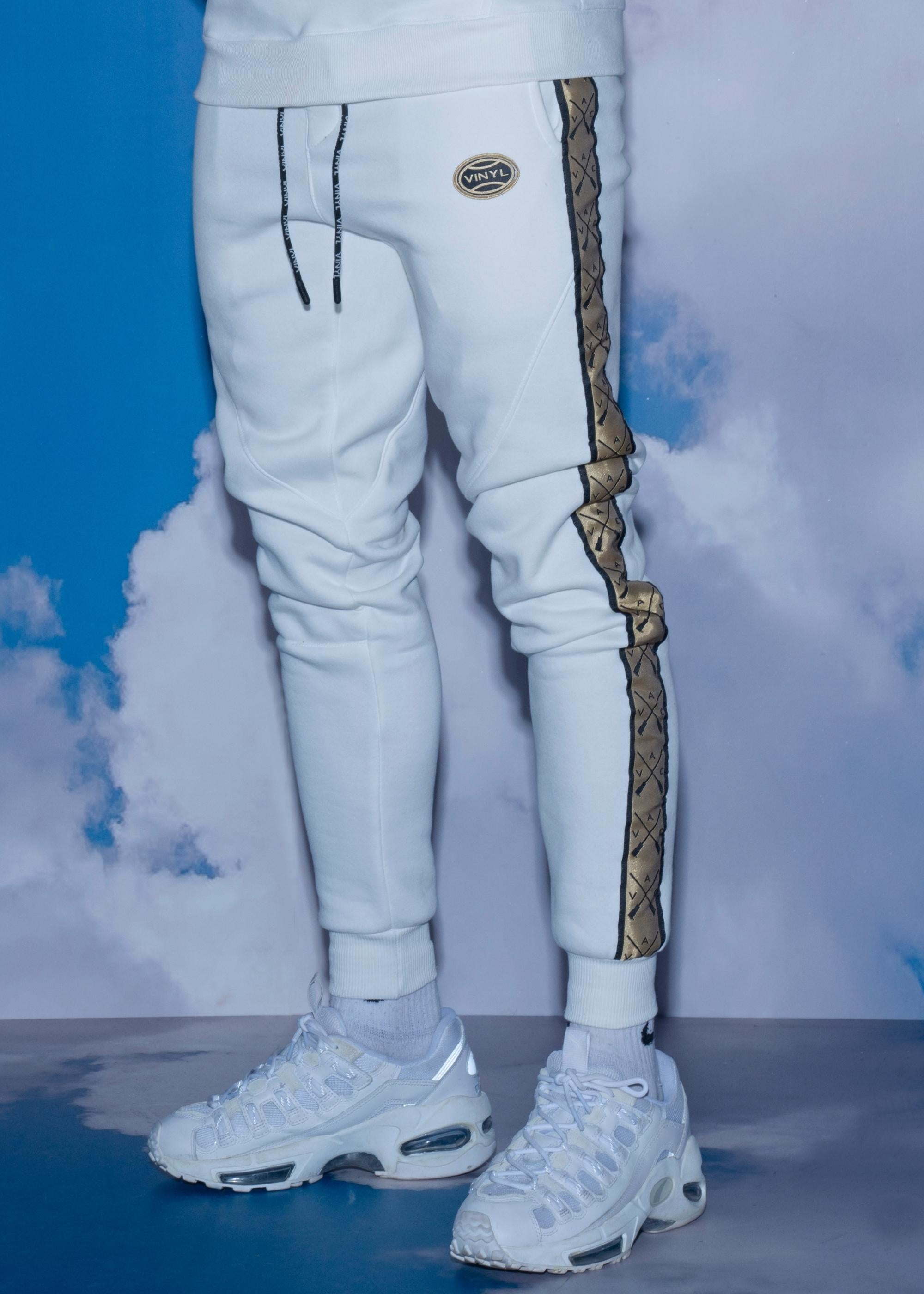 Vinyl φορμα με τυπωμα λευκη cotton regular fit ανδρικη