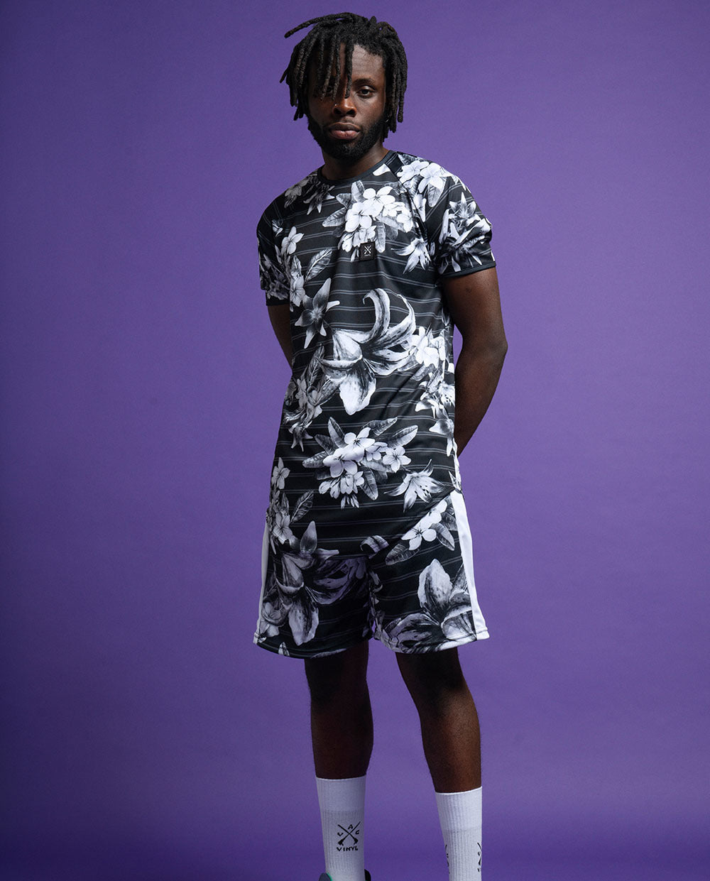 Vinyl βερμουδα εμπριμε polyester regular fit ανδρικη