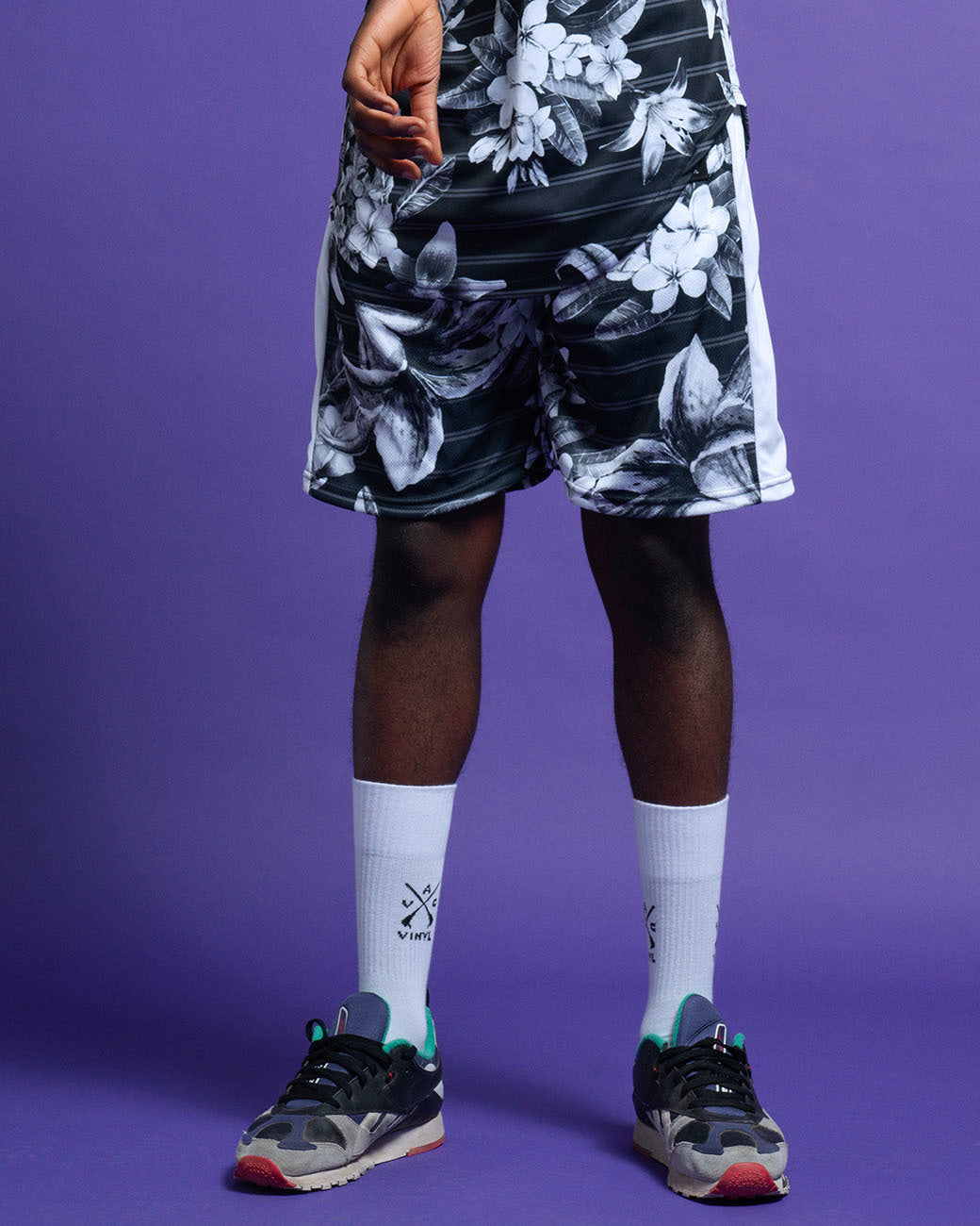 Vinyl βερμουδα εμπριμε polyester regular fit ανδρικη