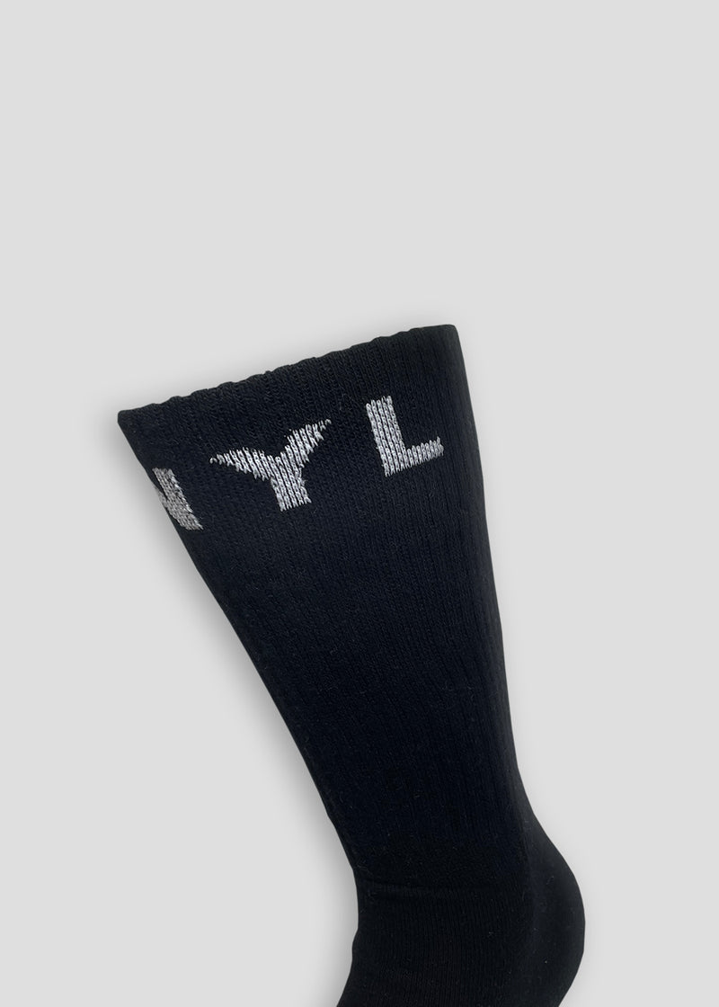 VINYL Κάλτσες με λογότυπο μαύρο- Logo socks black