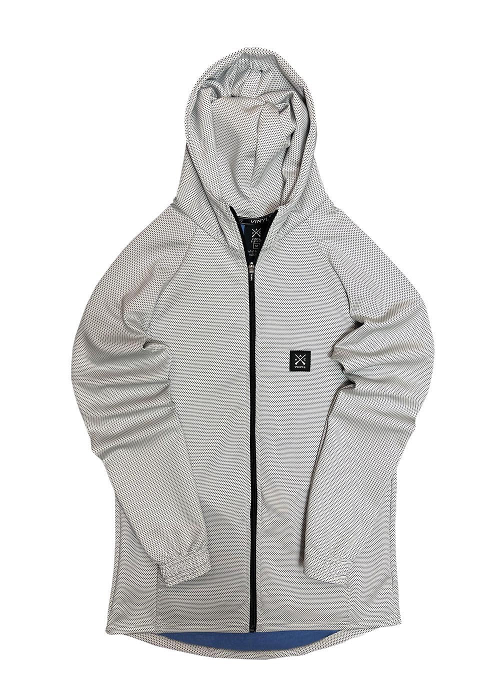 Vinyl ζακετα γκρι polyester regular fit ανδρικη