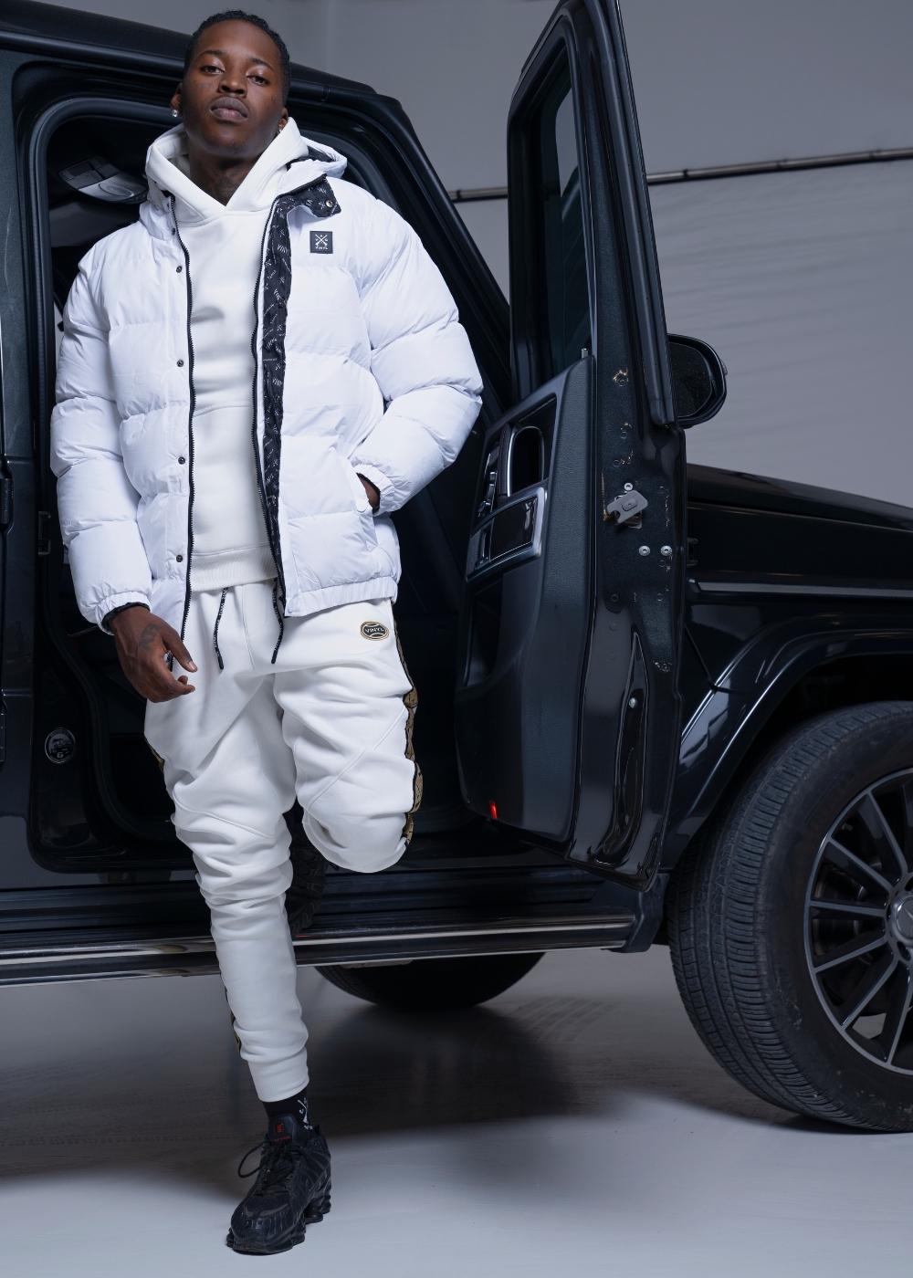 VINYL PUFFER JACKET WHITE - VINYL PUFFER JACKET