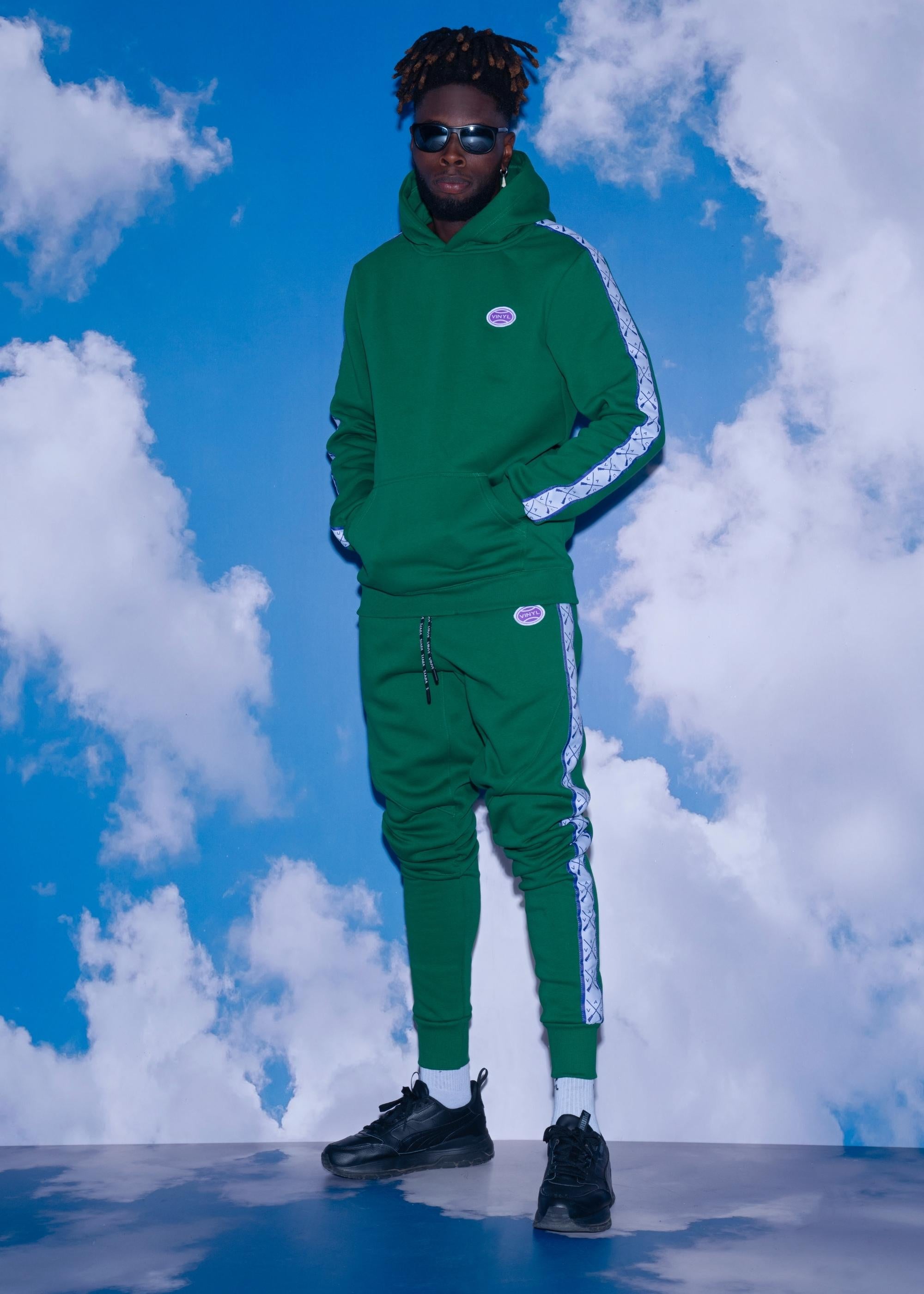 Vinyl φορμα με τρεσα πρασινη cotton regular fit ανδρικη