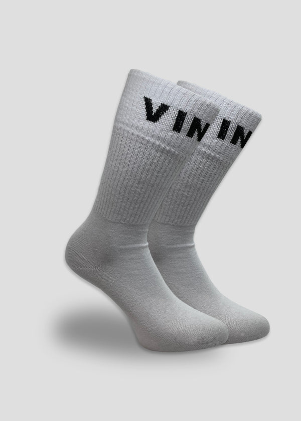 VINYL Κάλτσες με λογότυπο Λευκο- Logo socks White