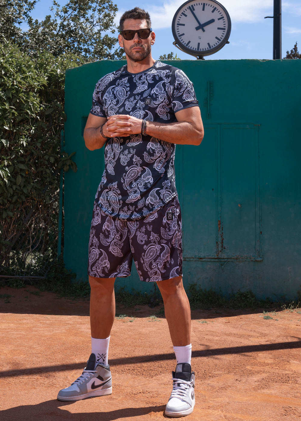 Vinyl printed polyester regular fit men's shirt