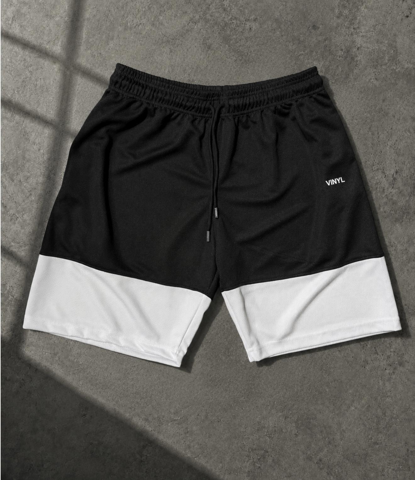 Urban pulse shorts black/white - relaxed fit
