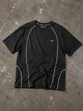 Vinyl T-shirt with white print cotton regular fit - golden aura t-shirt - limited edition