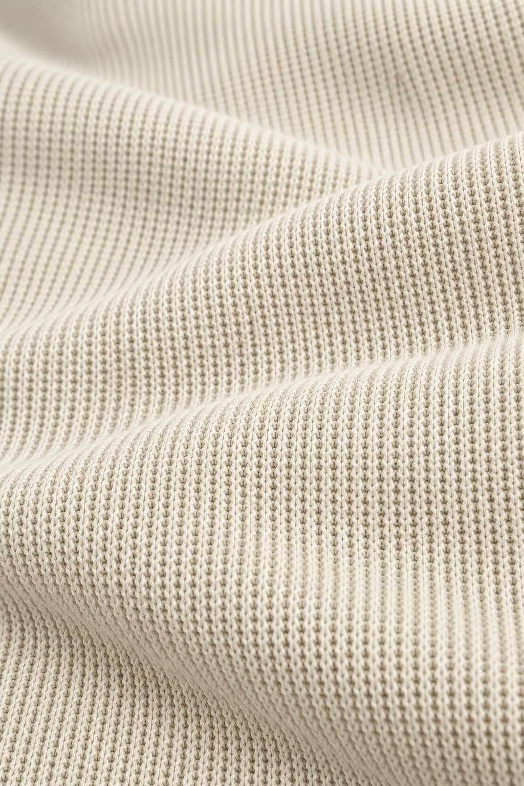 Waffle Knit Sweater white