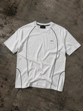 Vinyl T-shirt with white print cotton regular fit - golden aura t-shirt - limited edition