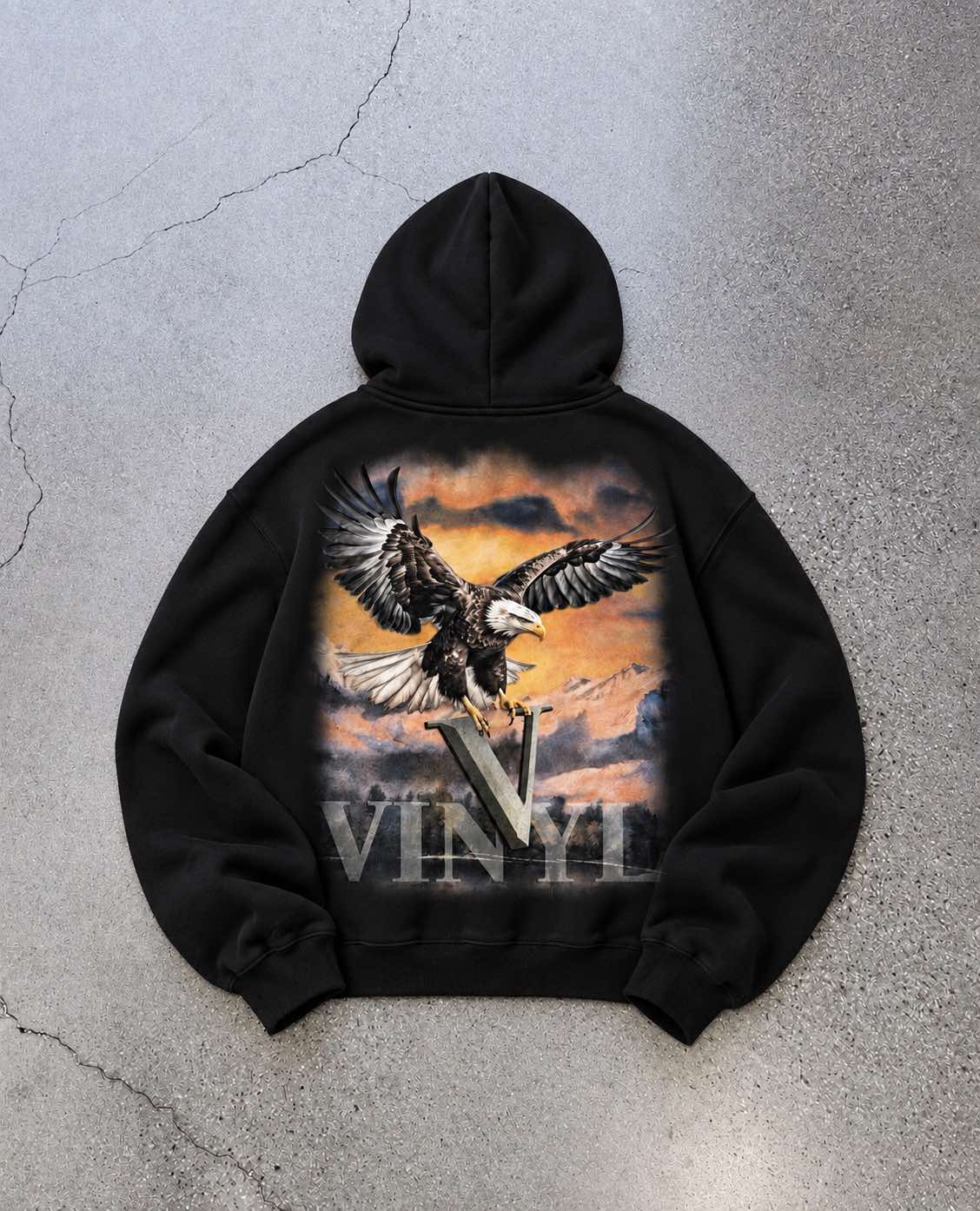 Eagle hoodie black