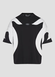 Vinyl T-shirt with white print cotton regular fit - golden aura t-shirt - limited edition