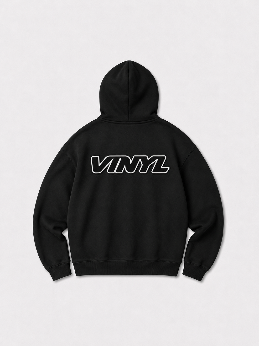 Graphic hoodie black