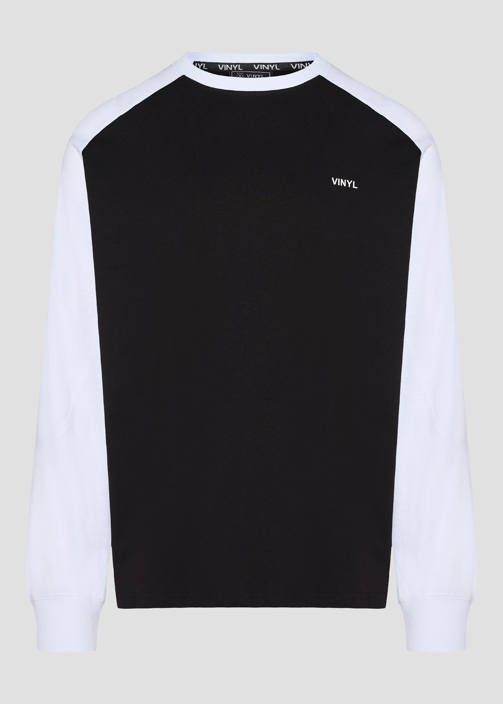 Core signal sweatshirt black/white - regular fit