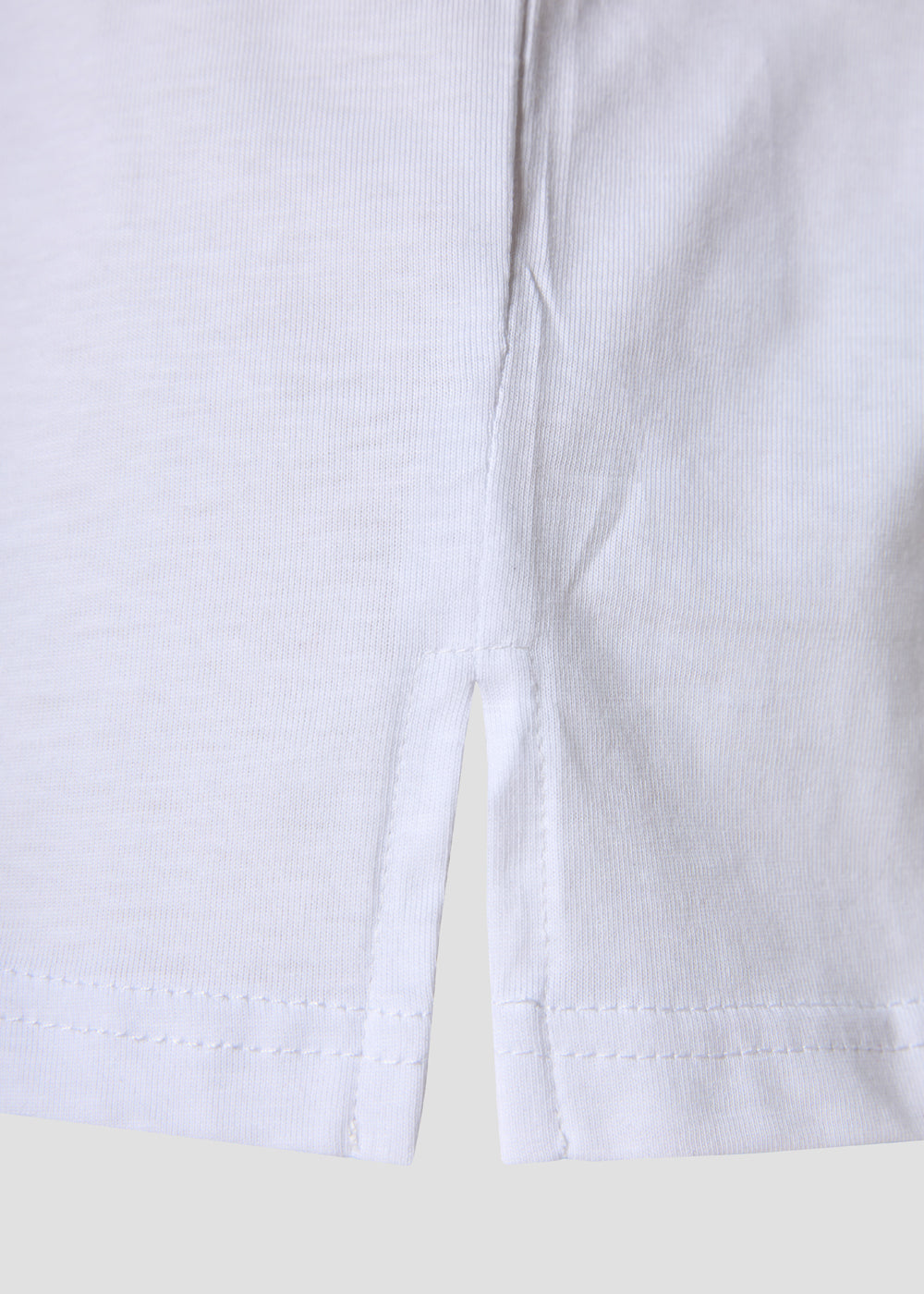 Core signal sweatshirt white/khaki - regular fit