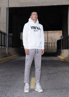 Vinyl φουτερ λευκο με τυπωμα cotton regular fit ανδρικο