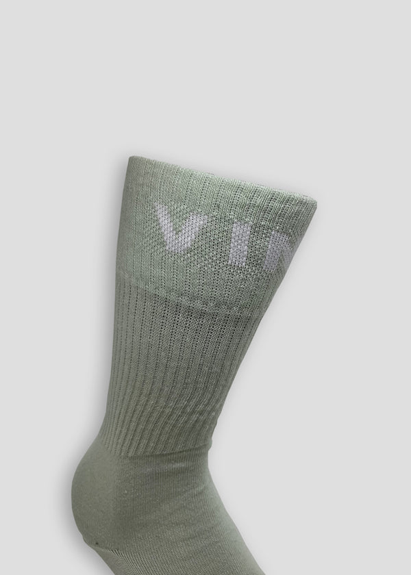 VINYL Κάλτσες με λογότυπο Βεραμαν - Logo socks Mint Green