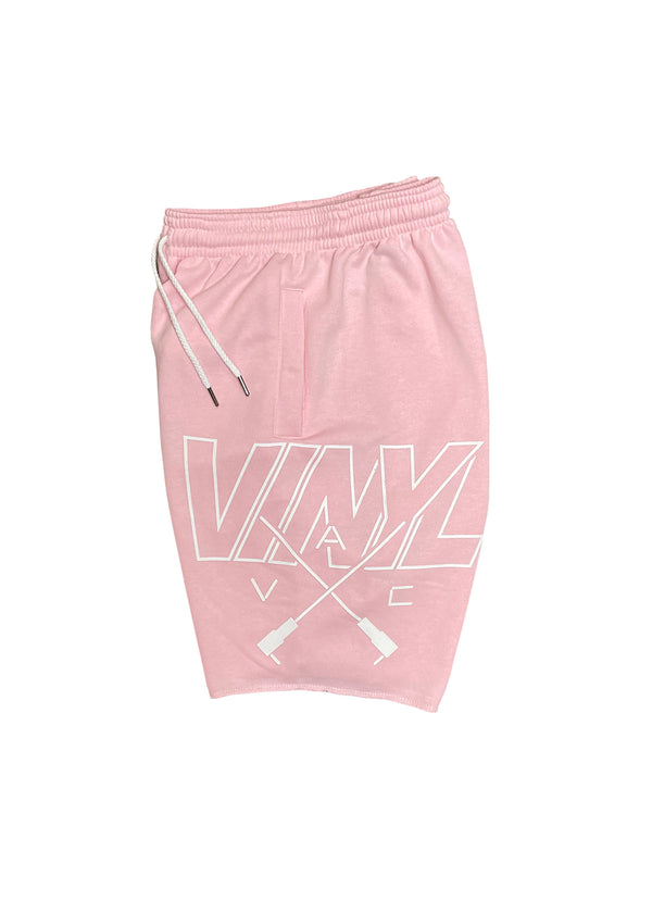 VINYL Βερμουδα με τυπωμα Ροζ - Cross Logo Shorts