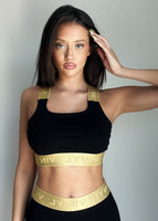 Vinyl μπουστακι με λαστιχο μαυρο polyester regular fit γυναικειο