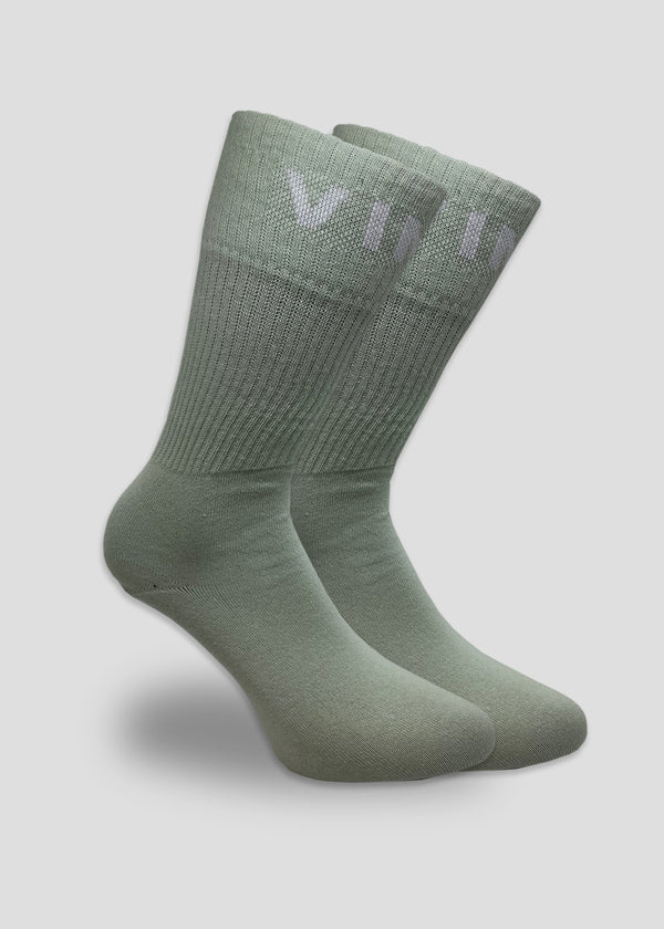 VINYL Κάλτσες με λογότυπο Βεραμαν - Logo socks Mint Green