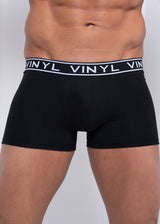 Boxers 3 Pack - VINYL Ανδρικά εσώρουχα Μαύρο/Γκρι