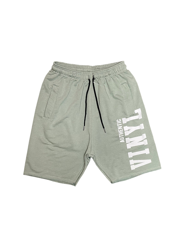 VINYL Βερμουδα με Τυπωμα Ανοιχτο Πρασινο - Shorts With Logo