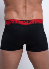 Boxers 3 Pack - VINYL Ανδρικά εσώρουχα Μαύρο/Γκρι