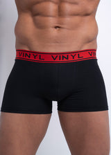 Boxers 3 Pack - VINYL Ανδρικά εσώρουχα Μαύρο/Γκρι
