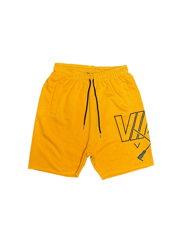 VINYL Βερμουδα με τυπωμα Πορτοκαλι - Cross Logo Shorts
