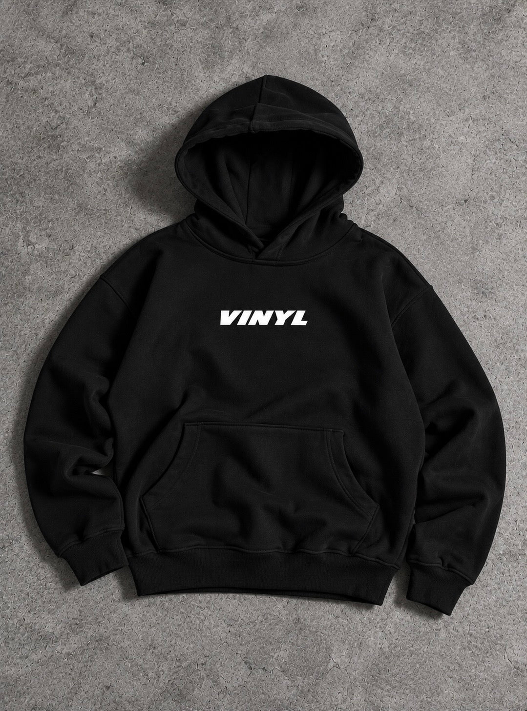Classic printed hoodie black