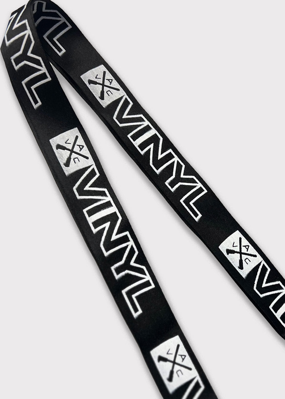 Vinyl λουρακι κλειδιων μαυρο - vinyl key strap