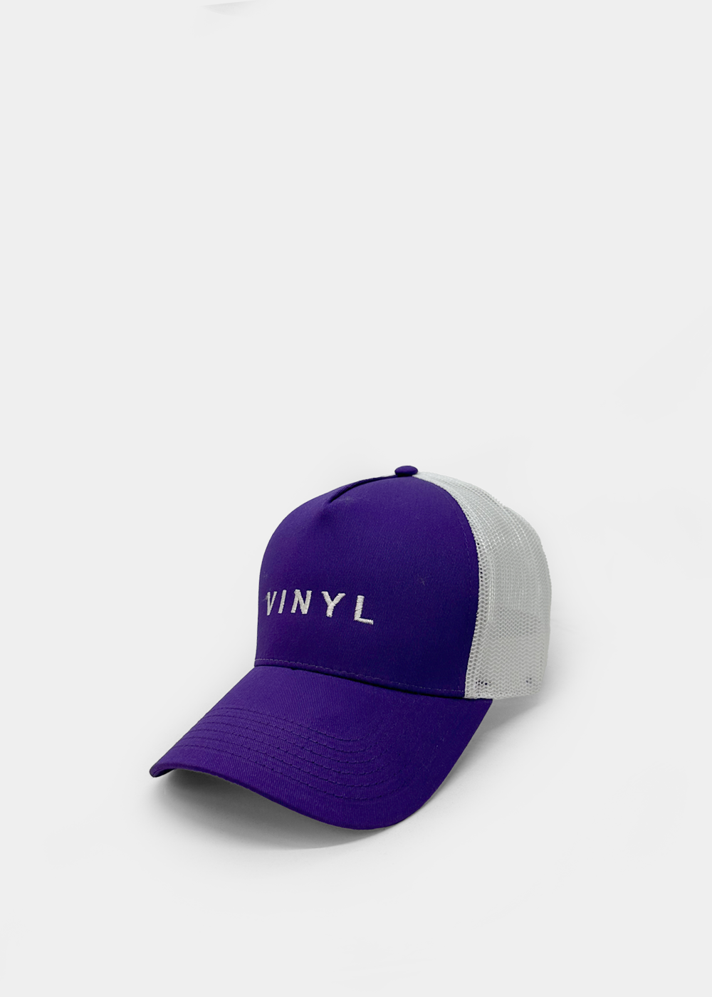 Vinyl καπελo μωβ με κεντημα - crafted logo baseball cap
