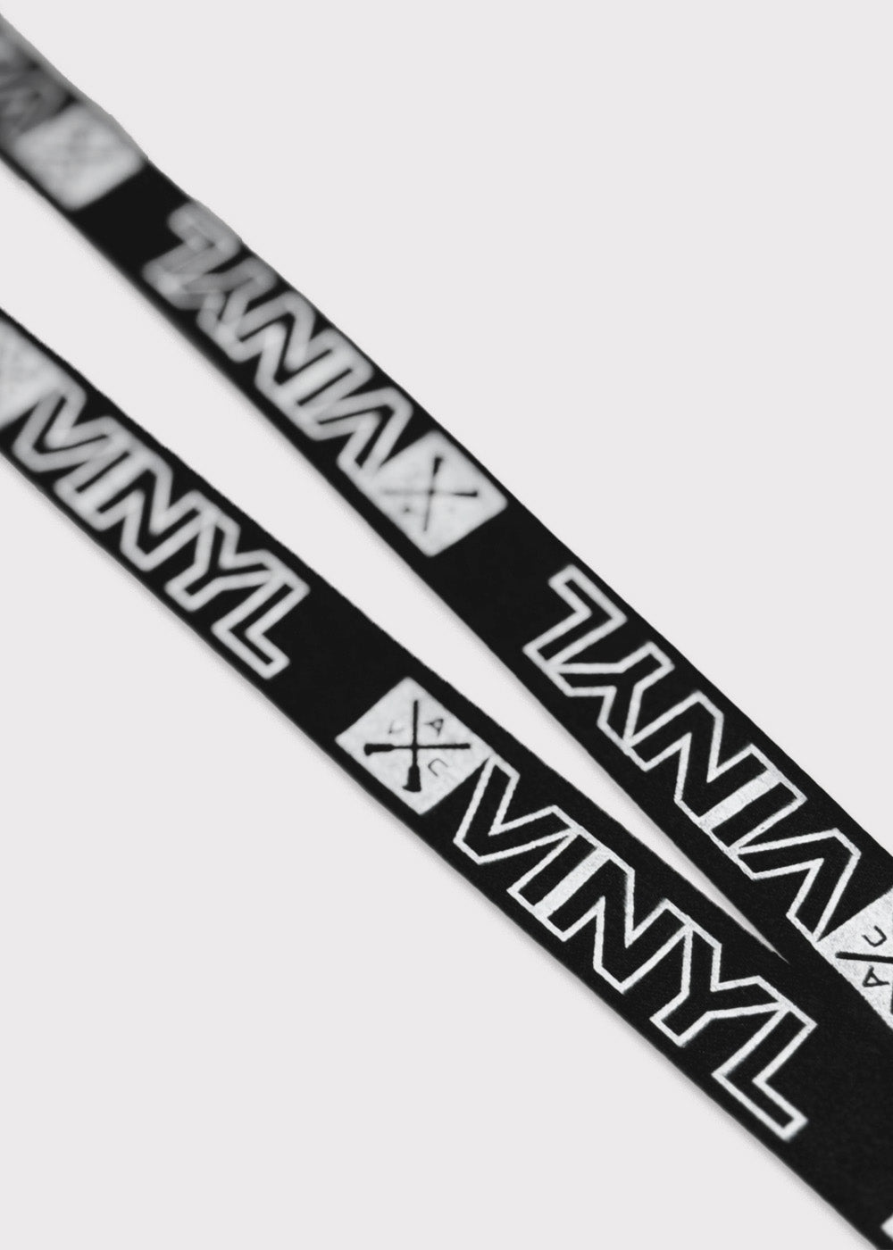 Vinyl λουρακι κλειδιων μαυρο - vinyl key strap