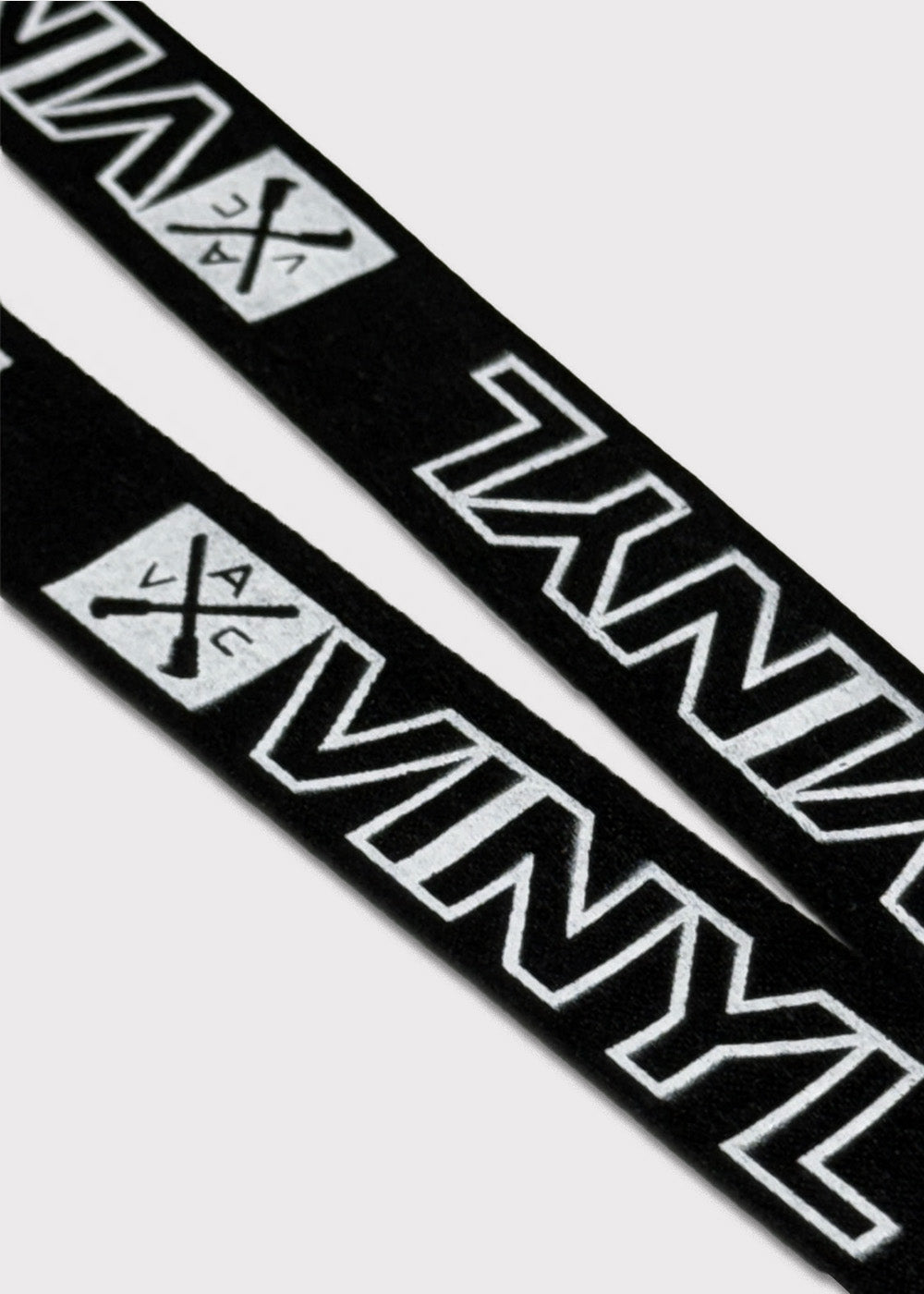 Vinyl λουρακι κλειδιων μαυρο - vinyl key strap