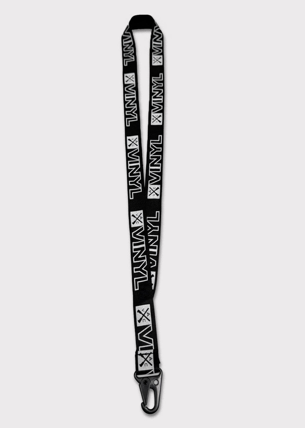 Vinyl λουρακι κλειδιων μαυρο - vinyl key strap