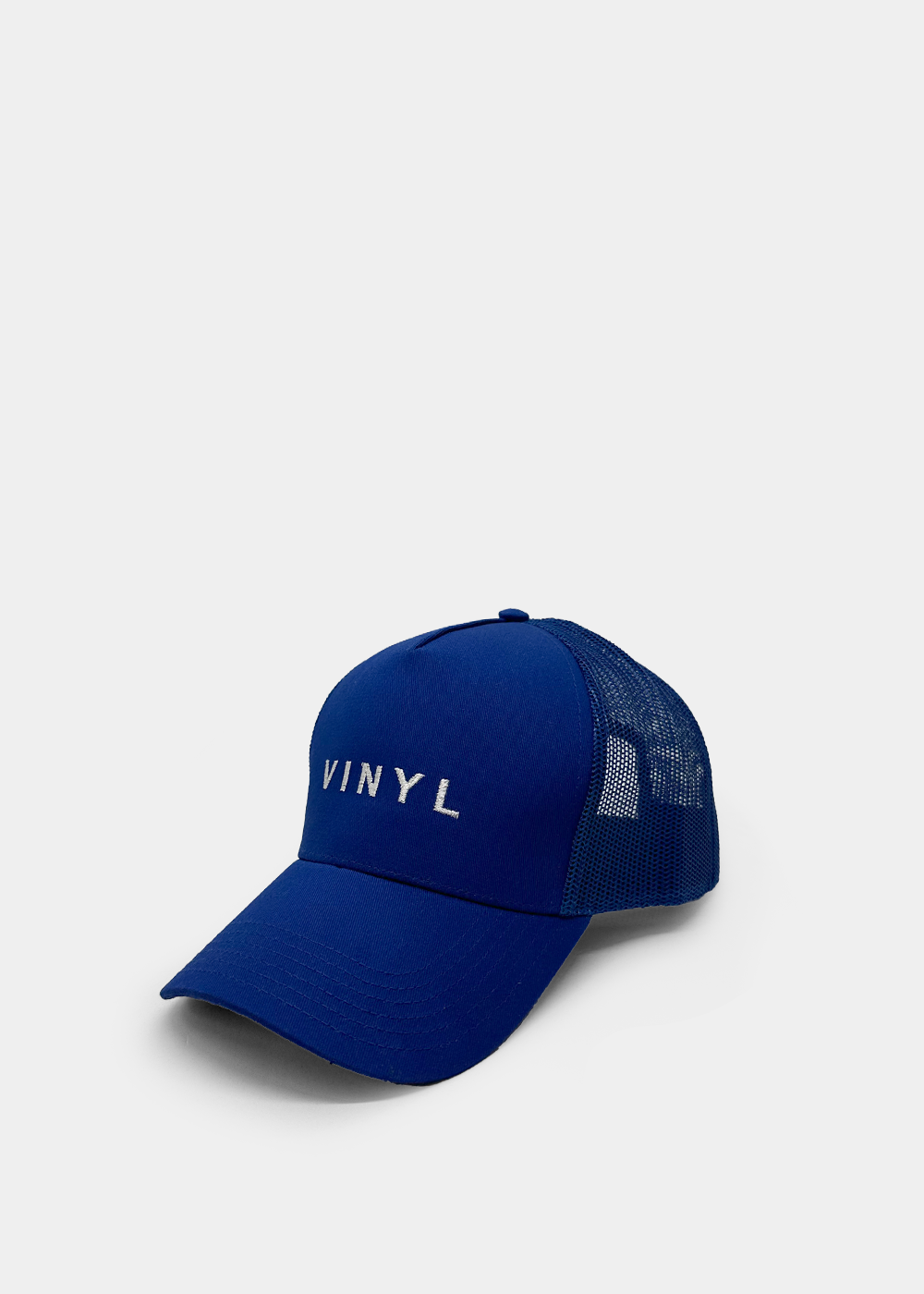 Vinyl καπελo μπλε με κεντημα - crafted logo baseball cap