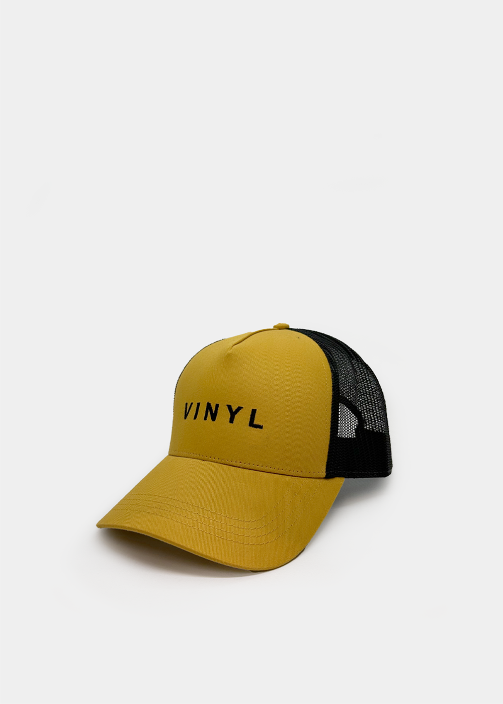 Vinyl καπελo κιτρινο με κεντημα - crafted logo baseball cap