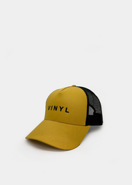 Vinyl καπελo κιτρινο με κεντημα - crafted logo baseball cap