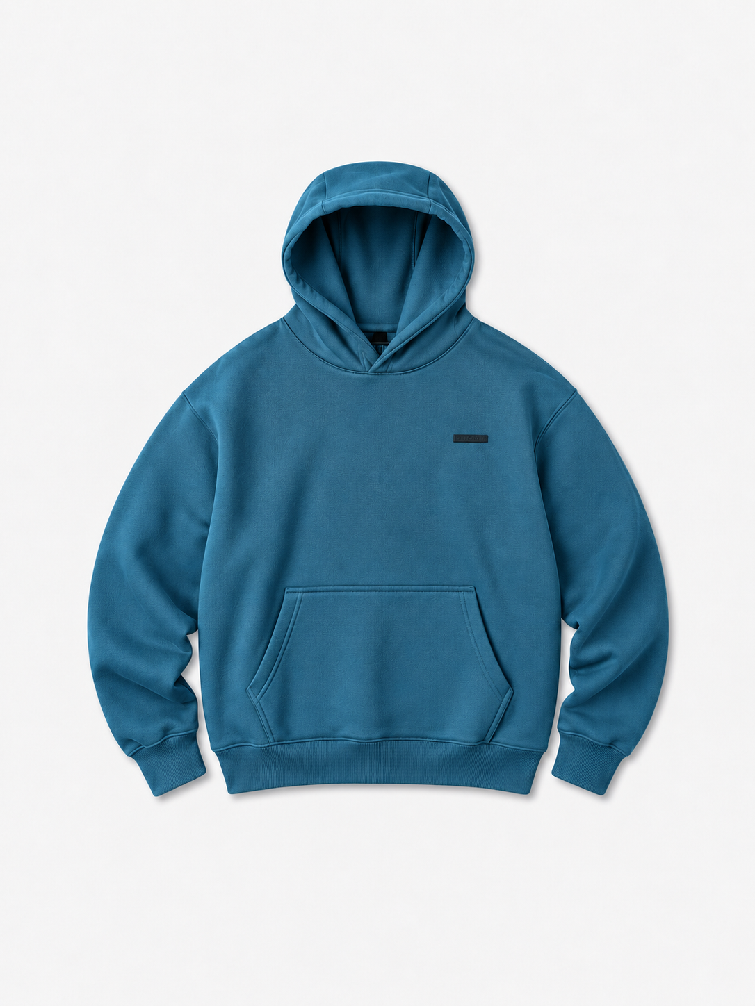 Modern basic hoodie ocean blue