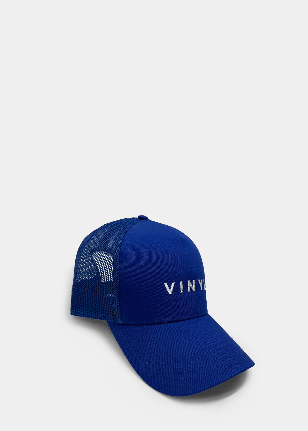 Vinyl καπελo μπλε με κεντημα - crafted logo baseball cap