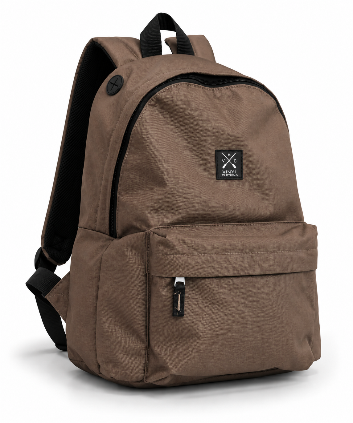 VINYL Brown backpack - Backpack vinyl