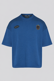 Vinyl T-shirt with white print cotton regular fit - golden aura t-shirt - limited edition