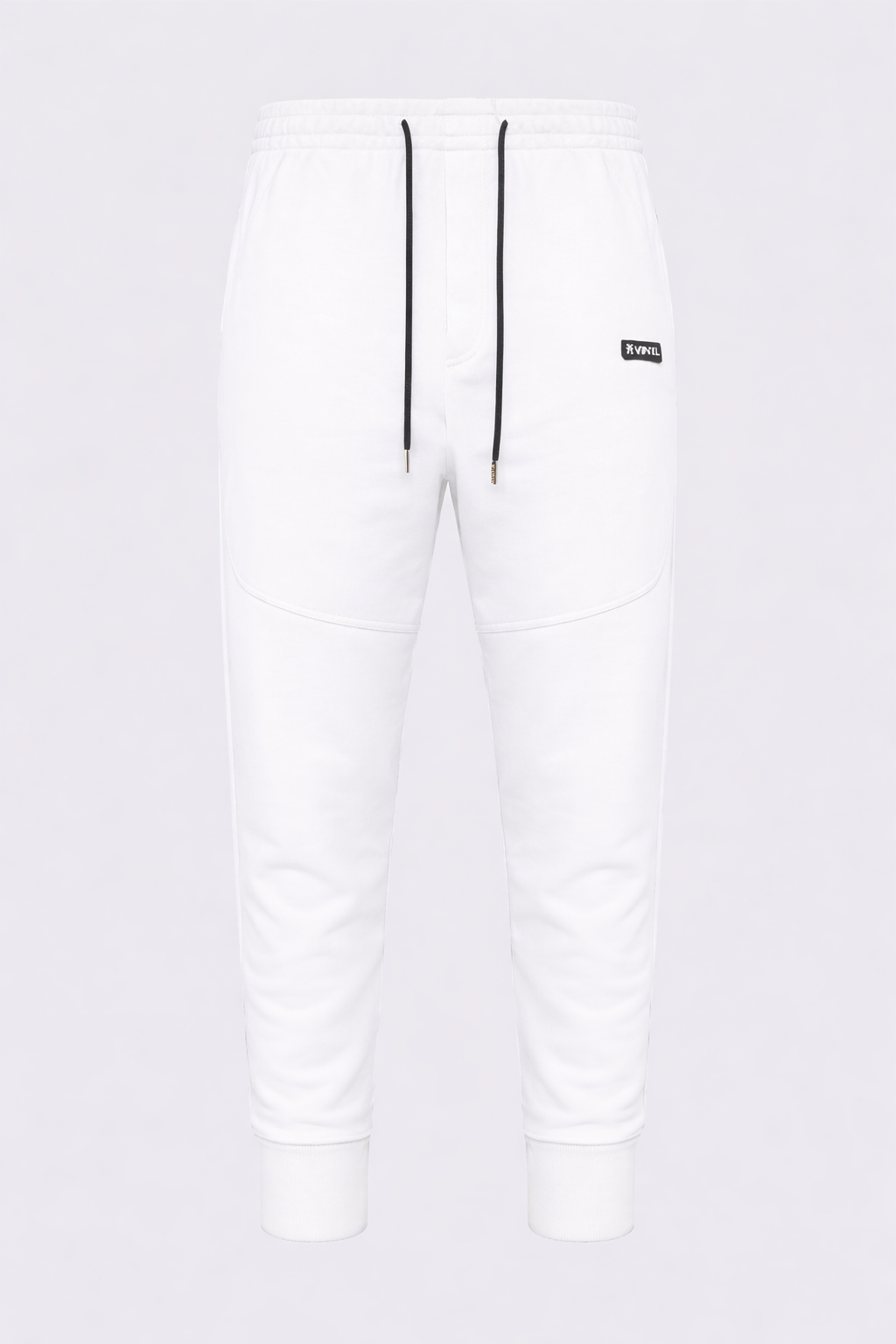 Vinyl φορμα παντελονι λευκο χωρις χνουδι cotton regular fit - core sweatpants