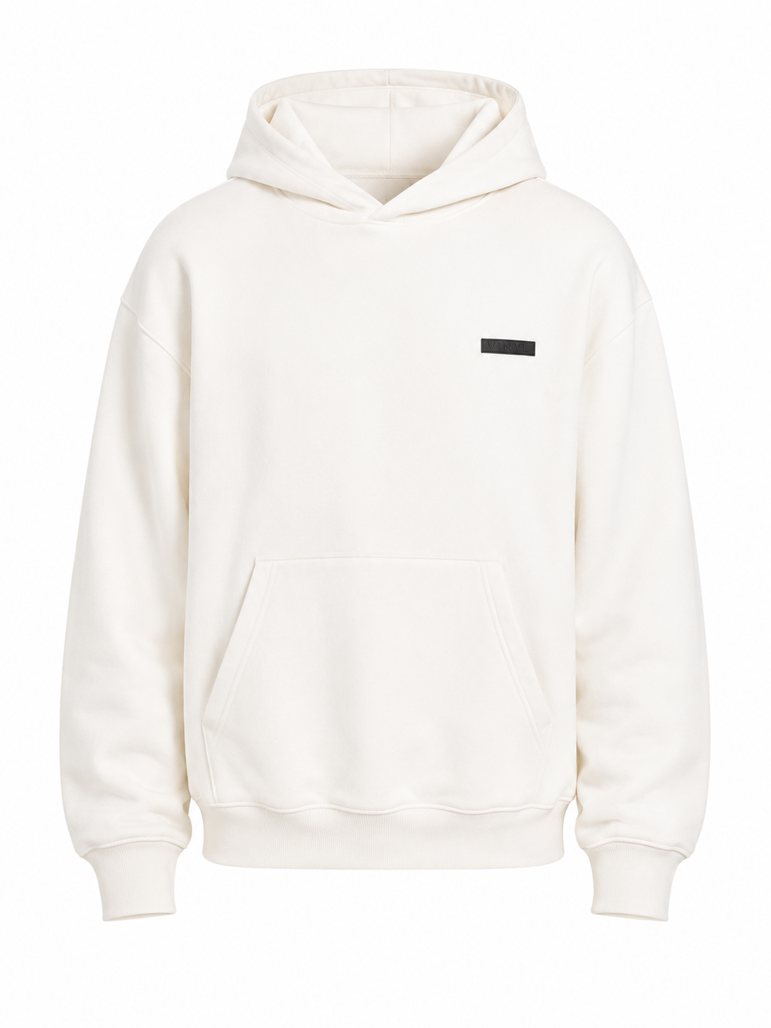 Graphic hoodie white