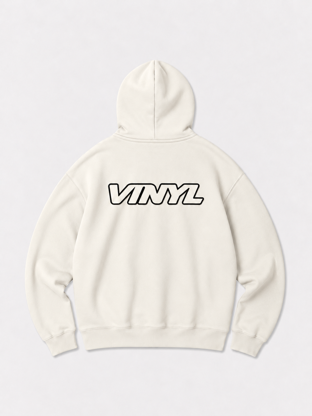 Graphic hoodie white