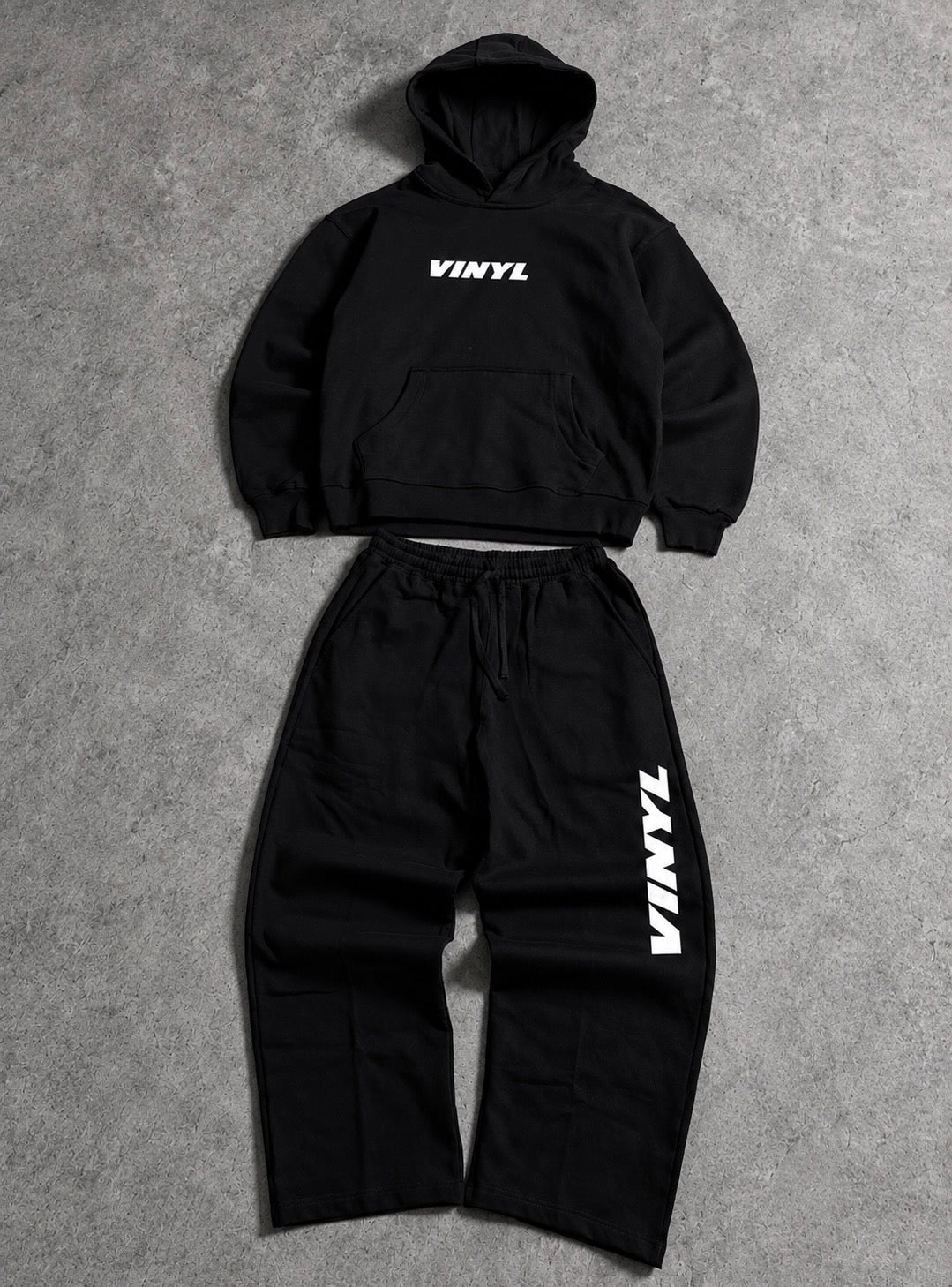 Classic printed hoodie black