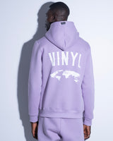Vinyl φουτερ λιλα cotton regular fit ανδρικο