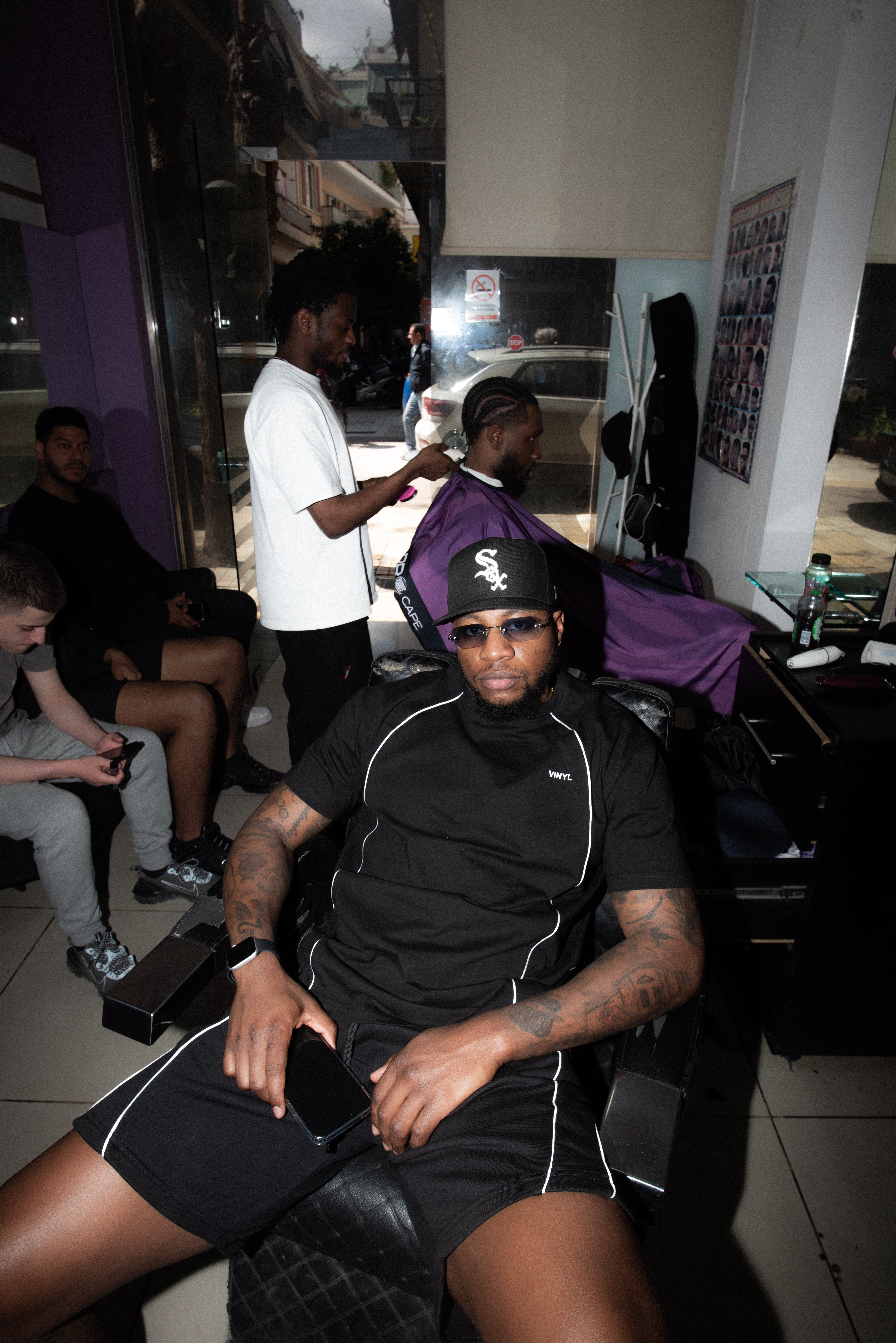 Urban line shorts black - regular fit