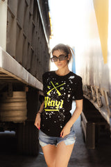 VINYL Μπλουζα με Τυπωμα Μαυρη - Big Logo T-shirt