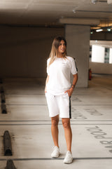 VINYL Μπλουζα με Τρεσα Λευκη - T-Shirt With Logo Tape